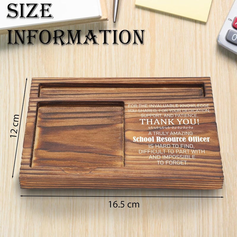 YODOCAMP School Resource Officer Appreciation Gift, Law Enforcement Thank You Desk Organizer, Thoughtful Office Decor for SROs, Police Officer Recognition Self-Stick Note Pad Holder TZP84 - Image 4